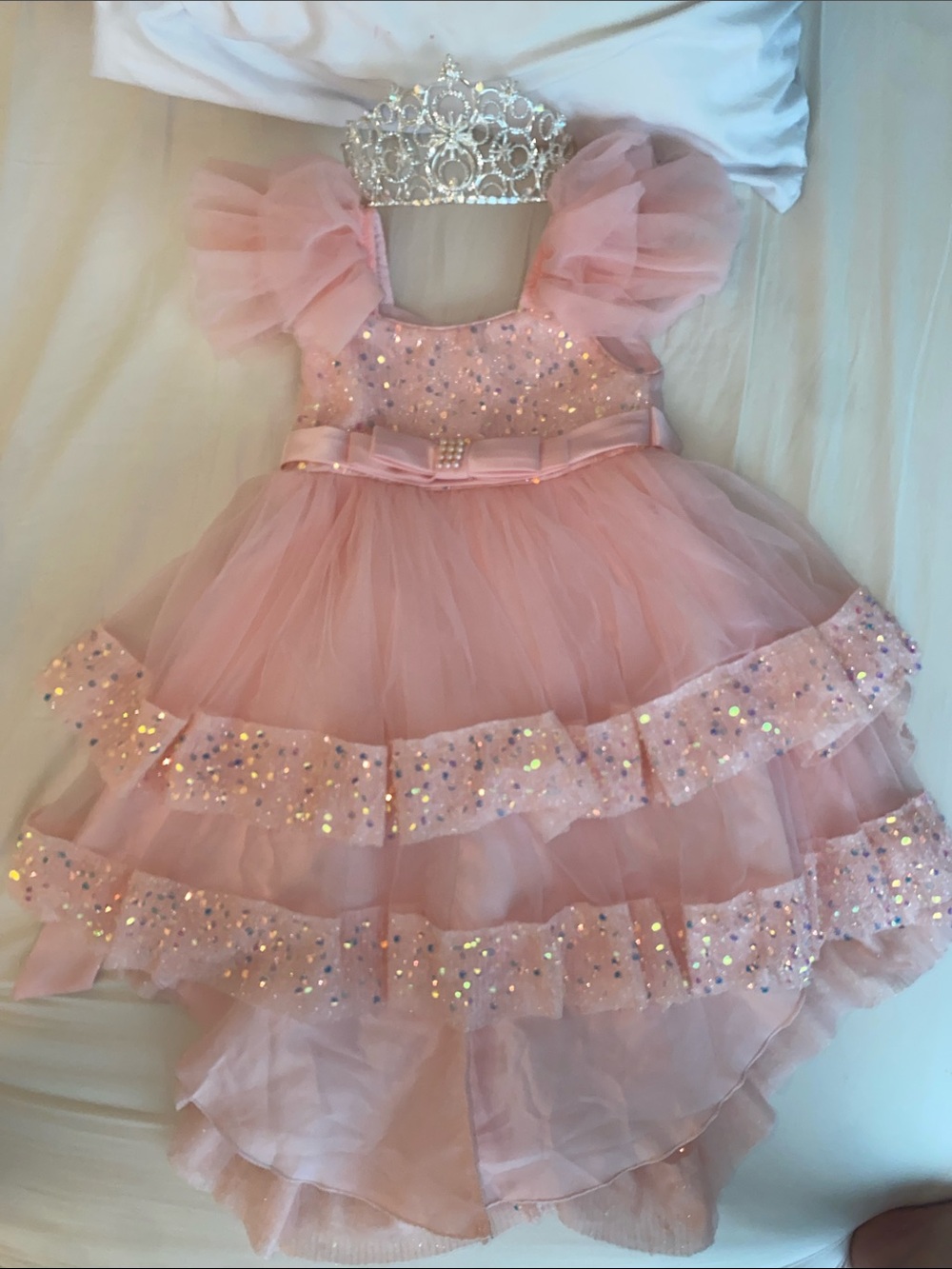 Toddler 3T/4T Glinda Wicked Wizard Oz Costume with Crown